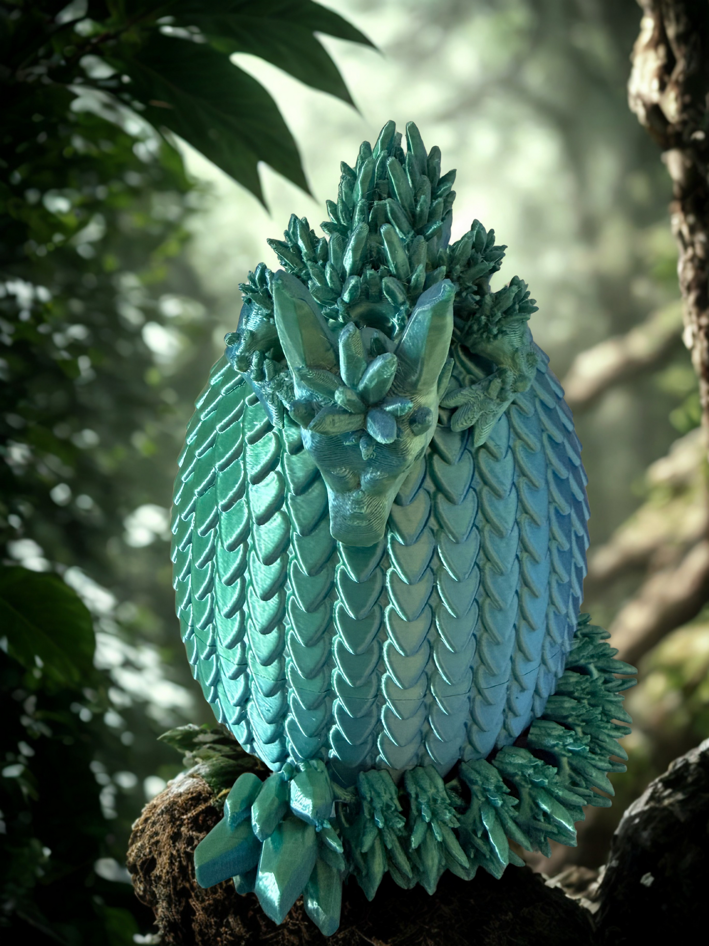 Crystal Dragon With Egg